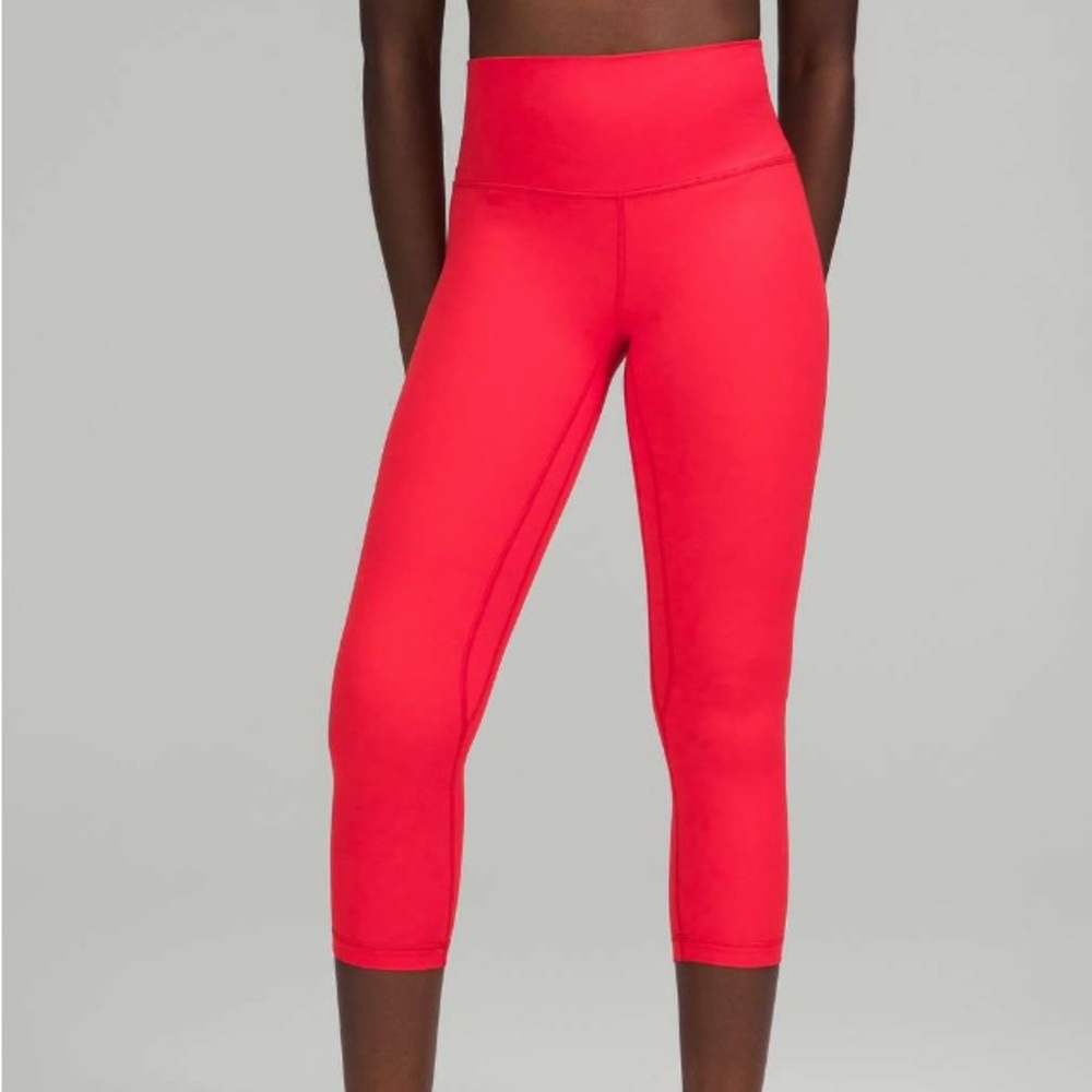 Align High-Rise Crop 23" love red sz 10